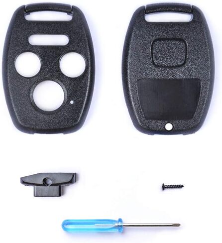 Mikkuppa Honda Key Fob Cover Shell - Replacement for Honda Accord Civic EX Pilot Key Fob Keyless Entry Remote Shell Case & Pad with Screwdriver in Kuwait