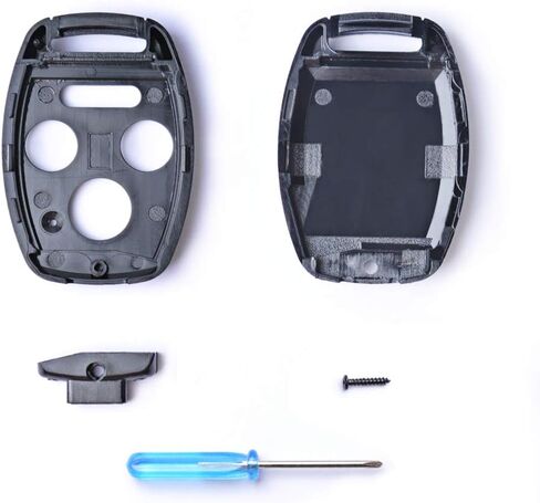 Mikkuppa Honda Key Fob Cover Shell - Replacement for Honda Accord Civic EX Pilot Key Fob Keyless Entry Remote Shell Case & Pad with Screwdriver in Kuwait