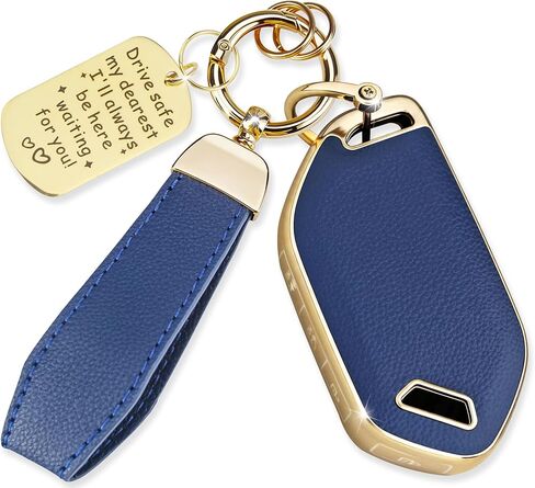 Soft TPU & Leather Key Fob Cover Compatible with Kia K4 K5 2025-2026,Telluride 2023-2025 Carnival 2023-2025 Sorento SPORTAGE EV9 EV5, with Keychain & Metal Blessing Tag (5 Button Pink) in Saudi Arabia