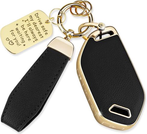 Soft TPU & Leather Key Fob Cover Compatible with Kia K4 K5 2025-2026,Telluride 2023-2025 Carnival 2023-2025 Sorento SPORTAGE EV9 EV5, with Keychain & Metal Blessing Tag (5 Button Pink) in Saudi Arabia