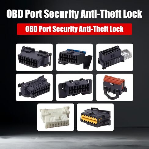 OBD2 Port Anti-Theft Lock, OBD Port Immobilizer Protector to Prevent Key Cloning & Unauthorized Access, Fits Car/SUV/Truck (Red) in Saudi Arabia