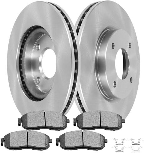 SCITOO Brake Kits For Nissan For Cube 2009-2014,For Nissan For Sentra 2007-2012,For Versa 2007-2012 Front Disc Brake Rotors and Ceramic Brakes Pads Replacement:D815-7318,31463 in Kuwait