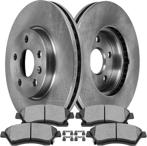 SCITOO Brake Kits For Nissan For Cube 2009-2014,For Nissan For Sentra 2007-2012,For Versa 2007-2012 Front Disc Brake Rotors and Ceramic Brakes Pads Replacement:D815-7318,31463 in Kuwait