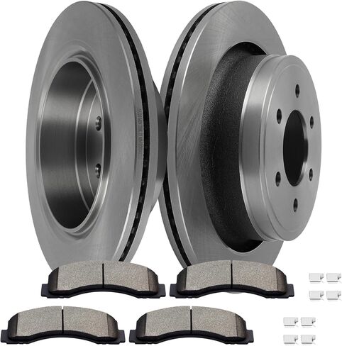 SCITOO Brake Kits For Nissan For Cube 2009-2014,For Nissan For Sentra 2007-2012,For Versa 2007-2012 Front Disc Brake Rotors and Ceramic Brakes Pads Replacement:D815-7318,31463 in Kuwait