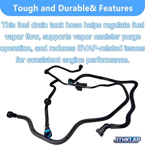 LX6Z-9D289-SJ Fuel Drain Tank Hose Compatible with Ford Escape 1.5L 2020-2025 & Bronco Sport 1.5L 2021-2025 Replace LX6Z-9D289-B LX6Z-9D289-SB LX6Z-9D289-SD LX6Z-9D289-SE in Saudi Arabia