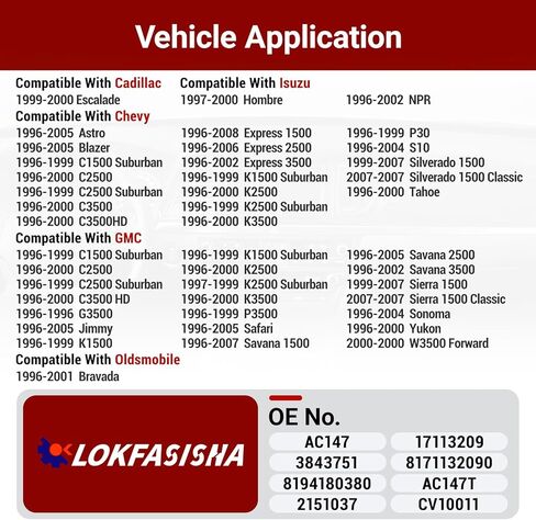 AC147 Idle Air Control Valve IAC Compatible with Chevy Silverado GMC Sierra 1500 1999-2007, Tahoe, Yukon, Suburban, Astro, Express Van, Replaces 17113209, 3843751 by LOKFASISHA in Saudi Arabia