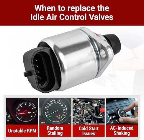 AC147 Idle Air Control Valve IAC Compatible with Chevy Silverado GMC Sierra 1500 1999-2007, Tahoe, Yukon, Suburban, Astro, Express Van, Replaces 17113209, 3843751 by LOKFASISHA in Saudi Arabia
