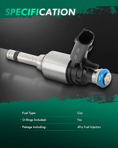 SCITOO FJ1438 4 قطعة 6 ثقوب حاقن الوقود يصلح لشركة هيونداي لسوناتا 2.4L 2015 2016 2017 ، لكيا لسورينتو 2.4L 2016 2017 2018 ، 353102GGA0 84512126 845-12126 353102GGA1 in Kuwait