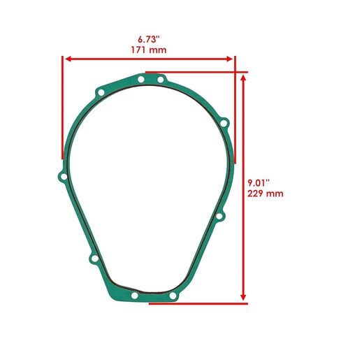 Caltric Stator Gasket Compatible with Yamaha Wave Runner Iii 650 Wra650 Wra-650 1991 1992 1993 1995 1996 1997 in Kuwait
