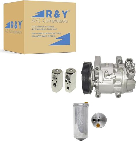 طقم ضاغط تكييف الهواء للسيارات RYC KT A013-01 (يناسب نيسان ماكسيما 3.0L 2000-2001؛ يناسب إنفينيتي I30 3.0L 2000-2001) in Kuwait