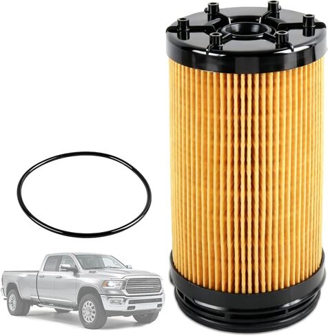 6.7 Cummins Fuel Filter & Water Separator Set for 2025-2026 RAM 2500/3500/4500/5500 6.7L Diesel Engines – Replaces 68677800AA, 68677810AA, Includes Oil Filter Bundle (3 PACK) (3 PACK) in Saudi Arabia