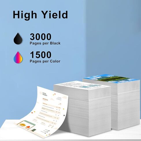 خرطوشة حبر LC3029XXL عالية الإنتاجية بديلة لخرطوشة الحبر Brother LC3029 XXL LC3029BK LC 3029 تستخدم مع MFC-J5830DW MFC-J5930DW MFC-J6535DW MFC-J6935DW (2BK/C/M/Y، 5 عبوات) in Kuwait