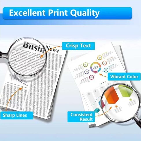 LC201 LC203XL High Yield Ink Cartridges 5-Pack (Includes 2 LC201BK, 1 LC201C, 1 LC201M,1 LC201Y) Replacement for Brother MFC-J880DW MFC-J885DW MFC-J460DW MFC-J4620DW MFC-J480DW Printer in Saudi Arabia