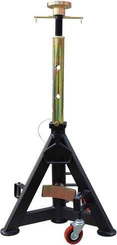 BESTOOL 16 Ton Heavy Duty Jack Stands Pair – 35,000 lbs Rated Capacity, Adjustable 26" to 40.9", Rolling Design for Trucks, Trailers, Tractors & Heavy Equipment in Saudi Arabia