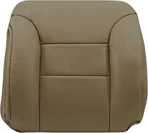 1995 1996 1997 1998 1999 Chevy Tahoe Suburban Silverado Leather Seat Cover Replacement, 95-99 Chevy 1500 2500 3500 Leather Seat Cover, Made in USA (Medium Neutral Tan, Armrest (Fits Both Sides)) in Saudi Arabia