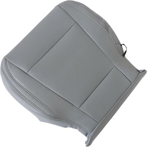 SecosAutoparts Front Driver Side Bottom Replacement Perforated Seat Cover Gray Compatible with Ford F-150 Lariat 2015-2017 Compatible with Ford F250 F350 Lariat XLT 2017-2022 in Kuwait