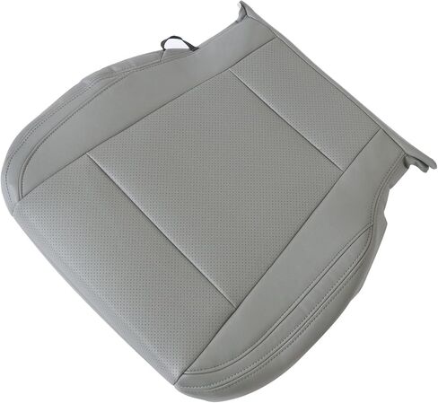 SecosAutoparts Front Driver Side Bottom Replacement Perforated Seat Cover Gray Compatible with Ford F-150 Lariat 2015-2017 Compatible with Ford F250 F350 Lariat XLT 2017-2022 in Kuwait
