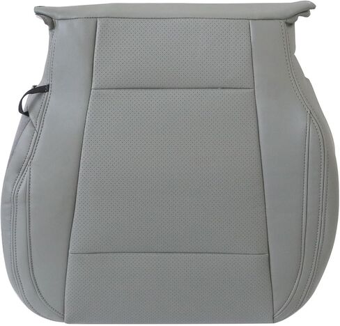 SecosAutoparts Front Driver Side Bottom Replacement Perforated Seat Cover Gray Compatible with Ford F-150 Lariat 2015-2017 Compatible with Ford F250 F350 Lariat XLT 2017-2022 in Kuwait