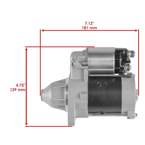 Caltric Starter John Deere Compatible with Kawasaki Cub Cadet 285 345 Lx178 in Kuwait