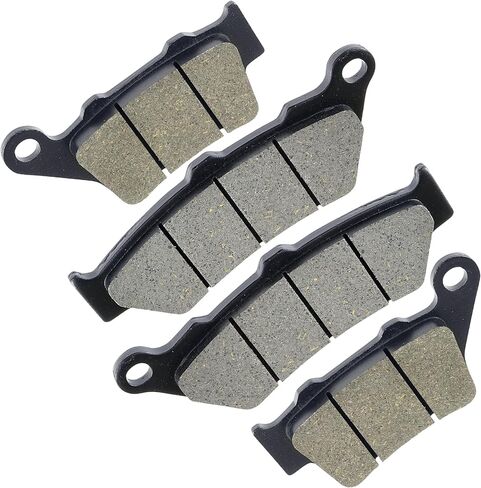 Caltric Front & Rear Brake Pads Compatible with Bmw F650Cs F-650Cs F650Gs F650St with Abs 2000-2006 in Kuwait