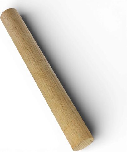 Red Oak Wooden Dowel Rod: 1-1/2 x 12 Inch (Pack of 1) - Kiln-Dried Unfinished Natural Hardwood Dowels for Crafts and Woodworking in Saudi Arabia