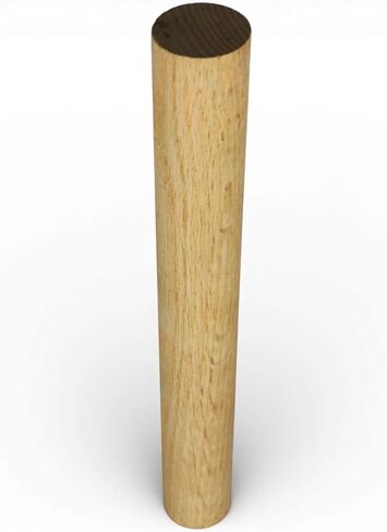 Red Oak Wooden Dowel Rod: 1-1/2 x 12 Inch (Pack of 1) - Kiln-Dried Unfinished Natural Hardwood Dowels for Crafts and Woodworking in Saudi Arabia