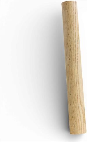 Red Oak Wooden Dowel Rod: 1-1/2 x 12 Inch (Pack of 1) - Kiln-Dried Unfinished Natural Hardwood Dowels for Crafts and Woodworking in Saudi Arabia
