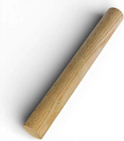 Red Oak Wooden Dowel Rod: 1-1/2 x 12 Inch (Pack of 1) - Kiln-Dried Unfinished Natural Hardwood Dowels for Crafts and Woodworking in Saudi Arabia