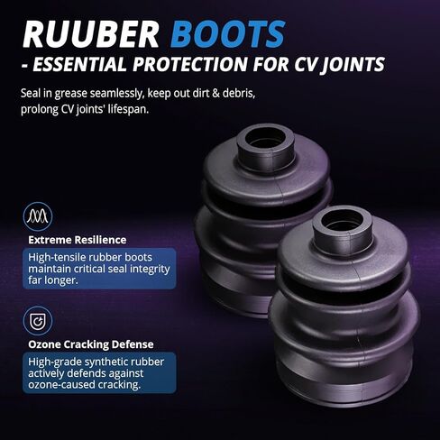 Front CV Axle Replacement for 2007 2008 2009 Subaru Legacy, 2011 2013 2014 Impreza, 2009 2010 2011 2012 2013 Forester, 2013 2014 WRX XV Crosstrek, Driver and Passenger Side SB-8065 in Saudi Arabia