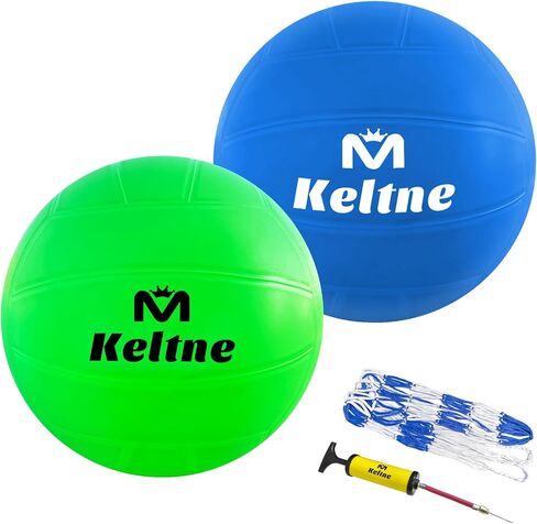 Water Volleyball for Pool, 8 Inch Waterproof PVC Pool Volleyball Ball with Air Pump for Swimming Pools, Pool Toy for Pool Entertainment and Lawn Beach Volleyball Games in Saudi Arabia