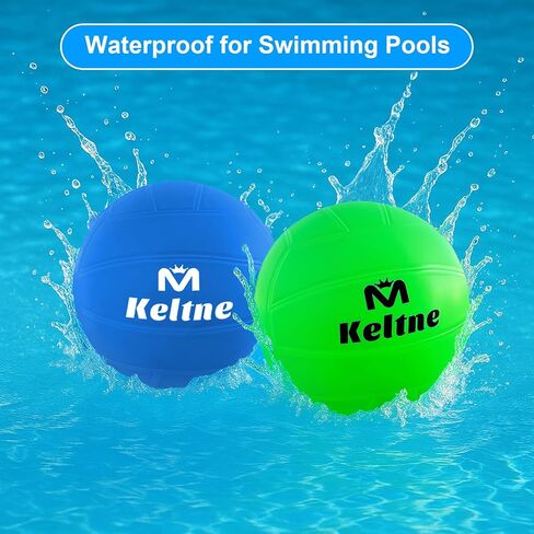 Water Volleyball for Pool, 8 Inch Waterproof PVC Pool Volleyball Ball with Air Pump for Swimming Pools, Pool Toy for Pool Entertainment and Lawn Beach Volleyball Games in Saudi Arabia