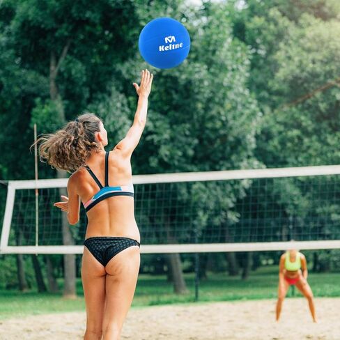 Water Volleyball for Pool, 8 Inch Waterproof PVC Pool Volleyball Ball with Air Pump for Swimming Pools, Pool Toy for Pool Entertainment and Lawn Beach Volleyball Games in Saudi Arabia