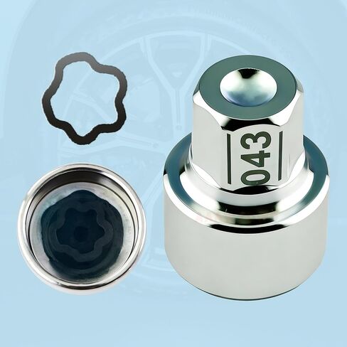 #043 لمفتاح قفل عجلة BMW متوافق مع BMW 1 3 5 7 8 X2 X3 X5 X6 مفتاح قفل العجلة، أداة إزالة صامولة العروة المضادة للسرقة in Kuwait