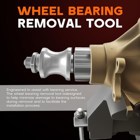 Rogierra Wheel Bearing Removal Tool Compatible with Polaris Ranger RZR General Sportsman,for 40 and 44 mm Wheel Bearings in Saudi Arabia