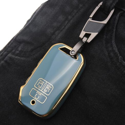 2PCS for Kia Key Fob Cover, 7-Button Case Accessories Fits Carnival(2022-2024) in Saudi Arabia