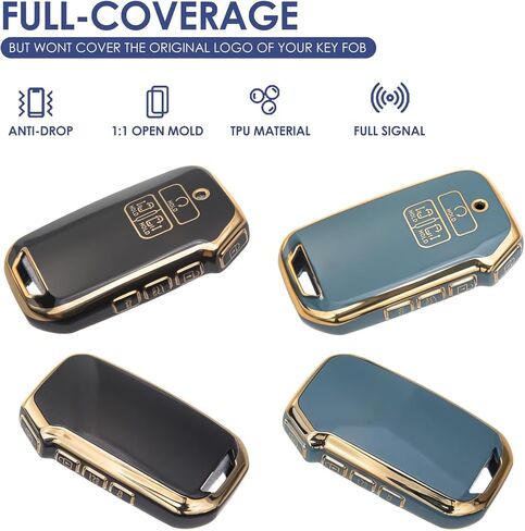 2PCS for Kia Key Fob Cover, 7-Button Case Accessories Fits Carnival(2022-2024) in Saudi Arabia