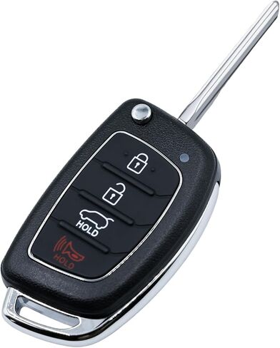 Key Fob Cover Fits for Hyundai Santa Fe Hyundai Sonata Sport 2013 2014 2015 2016 2017 2018 2019 Keyless Entry Remote Control Key Fob Case Shell in Saudi Arabia