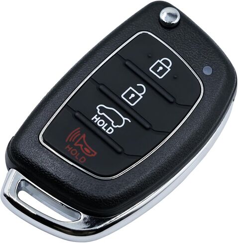Key Fob Cover Fits for Hyundai Santa Fe Hyundai Sonata Sport 2013 2014 2015 2016 2017 2018 2019 Keyless Entry Remote Control Key Fob Case Shell in Saudi Arabia