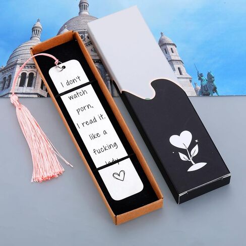 Smutty Book Lover Gifts, I Don't Watch P rn Bookmark, Dark Romance Bookmarks for Bookish, Spicy Bookmark for Reader, Gift for Book Lover Women in Saudi Arabia