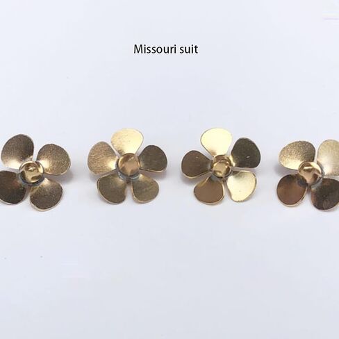 1/350 Brass Propeller for RC Warship Models – Missouri Or Bismarck Scale Upgrade Parts – Tin-Welded Metal Prop for Realistic Ship Modeling(1/350 Missouri Powder) in Saudi Arabia