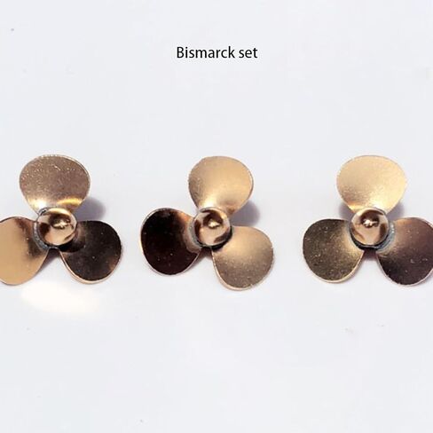 1/350 Brass Propeller for RC Warship Models – Missouri Or Bismarck Scale Upgrade Parts – Tin-Welded Metal Prop for Realistic Ship Modeling(1/350 Missouri Powder) in Saudi Arabia