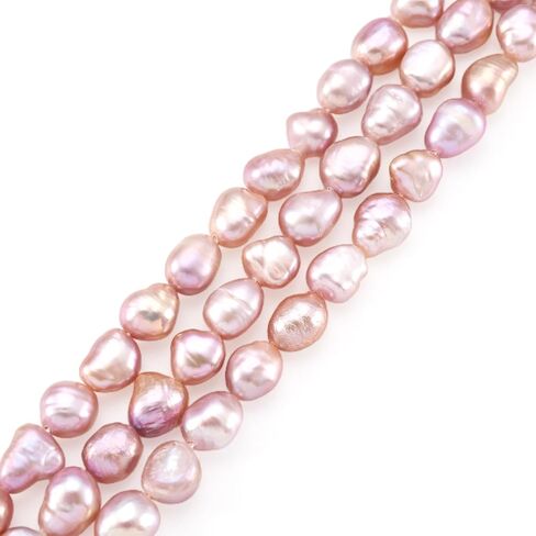 FASHEWELRY 32Pcs 12mm Freshwater Pearl Beads for Jewelry Making Natural Baroque Round Pearl Loose Beads for DIY Bracelet Necklace Wedding Beading Crafts in Saudi Arabia