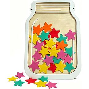 Magnetic Reward Jar, Star Jar Reward System, Star Chart for Student Behavior, Behavior Reward Chart for Classroom Homework, Home Potty Training in Saudi Arabia