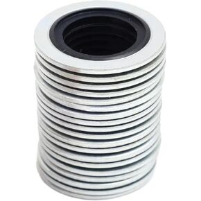 Car Oil Pan Drain Aluminum Alloy Sealing Gasket For Bonded Seal Washer Car Accessories 110265505R(50pcs) in Saudi Arabia