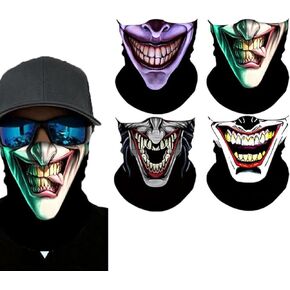 8PCS Scarves Bandanas Face Tube Black Headband, Motorcycle Multi Function Headwear Hat Scarf Neck Warmer Balaclava in Saudi Arabia