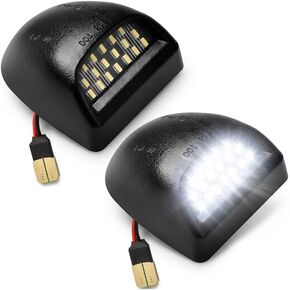 LED License Plate Light Assembly for 1999-2013 Ch-evy Silverado 1500 2500 3500,GMC Sierra,Suburban, Tahoe,Yukon,Escalade,6000K White Tag Lamp Replacement,2-Pack (6000K Xenon White) in Saudi Arabia