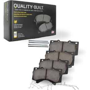 QUALITY-BUILT Front Ceramic Brake Pads, Black Series 1003-2521C, Compatible with 2024-2026 Cadillac/Chevrolet (Blazer EV, LYRIQ-V, XT5, XT6) in Kuwait