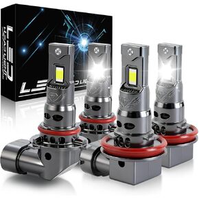 Light Bulbs Compatible for GMC Sierra 1500 (2007-2013), High and Low Beam Lights, Cool White, Pack of 4 in Saudi Arabia