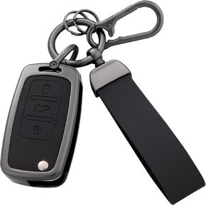 Key Fob Cover with Heavy-duty Keychain for VW Jetta Golf Polo MK6 Passat Tiguan Beetle Passat Sharan Bora in Saudi Arabia