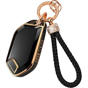 Diamond Rope TPU Key Fob Cover – Full 360° Protection for 2023-2025 Kia Telluride,2025 K4 K5,2024 2025 Sorento EV9,2025 2026 Carnival (Silver-white, 5 Buttons) in Saudi Arabia